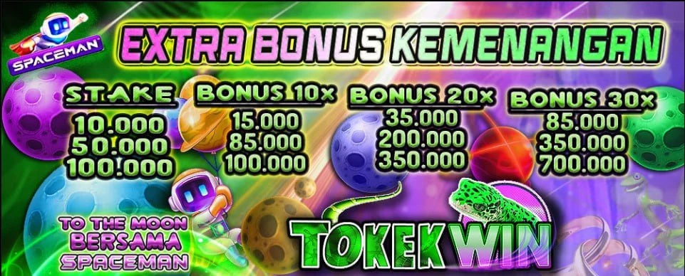 Promo Spaceman — Extra Bonus Kemenangan